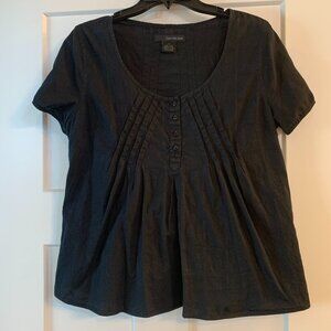 Calvin Klein Pleated Top, Size M